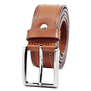 Turc fait à la main de haute qualité Tan vache peau en cuir véritable hommes ceinture décontracté mode luxe personnalisé longueur réglable 3.5CM largeur - Product Image 1