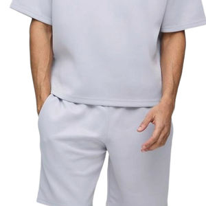 <b>Mens</b> Oversized Summer Two Piece Tracksuit <b>Set</b> with <b>Short</b> Sleeve <b>T</b> <b>Shirt</b> <b>and</b> Matching <b>Shorts</b> Lightweight Breathable - Product Image 5