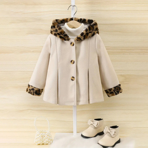 Abrigo cálido de invierno personalizado OEM de gran oferta para niñas, abrigos de lana lisos hechos en Pakistán, abrigos para niñas al por mayor - Product Image 1