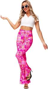 Pantalon évasé taille haute respirant pour femme, couleur unie, meilleur prix, vente en gros, pantalon évasé décontracté, top ventes - Product Image 4