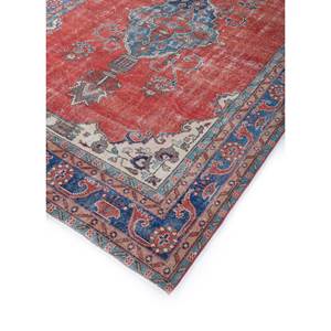 Alfombra de Lana Anudada a Mano de Gran Tamaño, Diseño de Medallón Rojo y Naranja, para Sala de Estar, Pasillo Rectangular, Modelo Pae-2278 - Product Image 2