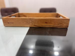 Bandeja Ovalada Clásica de Madera de Acacia Natural de Alta Calidad, Pulida a Mano, Diseño Personalizado para Hogar, Hotel, Restaurante, Servicio de Joyería - Product Image 2