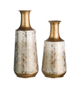 Florero de Metal hecho a mano, macetas de Metal decorativas hechas a mano, diseño costero para decoración de bodas y fiestas. - Product Image 4