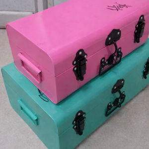 Most trending <b>Metal</b> <b>storage</b> <b>trunk</b> set of 2 - Product Image 1