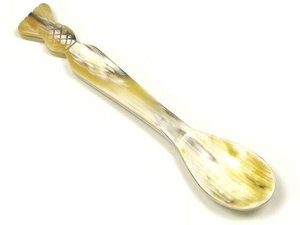 Ensemble de couverts jetables de haute qualité du fabricant indien direct mignon corne de buffle petite cuillère miroir 10ml pour les mariages - Product Image 2