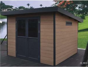 EasyGreen Maison modulaire <span class=keywords><strong>en</strong></span> <span class=keywords><strong>bois</strong></span> composite imperméable 3x3M série D, <span class=keywords><strong>toit</strong></span> <span class=keywords><strong>plat</strong></span>, panneau composite, cadre <span class=keywords><strong>en</strong></span> aluminium, bricolage, entrepôt extérieur - Product Image 6