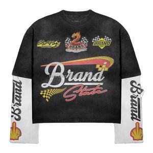 Conjuntos de chándal a juego con logotipo personalizado al por mayor, pantalones de chándal ajustados, ropa deportiva bordada para hombres y mujeres, chándal de alta calidad - Product Image 2