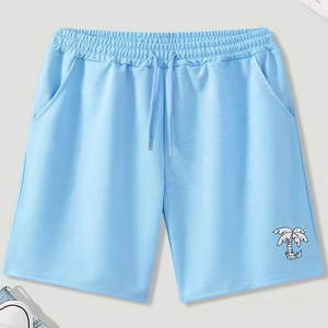 Shorts pour hommes sérigraphiés avec cordon de serrage pour la taille, haute qualité, vente en gros, vêtements de sport décontractés, shorts d'entraînement en maille pour hommes - Product Image 5