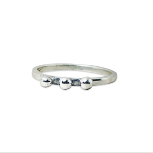 Anillos de puntos hechos a mano genuinos, anillo apilable, regalo de joyería para mujer para ella, anillos de nuevo diseño, joyería de plata de ley 925, precio de fábrica - Product Image 1