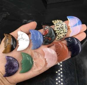 Labradorita antigua 8x22mm forma ovalada ojo tallado cabujón piedra preciosa tallada a mano para hacer collar Funky y regalo de boda - Product Image 2