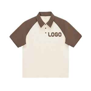 Alta calidad logotipo personalizado impreso hombres para Polos más tamaño al por mayor Casual Oem tela de punto sólido Casual camiseta - Product Image 1
