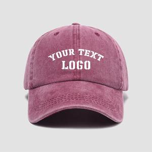 Gorras de béisbol lavadas vintage sin estructura con logotipo personalizado y 6 paneles, gorras de algodón unisex para exteriores para adultos, sombreros OEM de Vietnam - Product Image 1