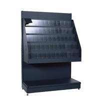 Support de présentation de cartes en métal durable et réglable pour magasins d'alimentation et de détail, solution de vente au détail