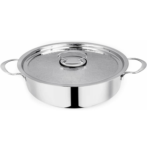 Cazuelas herméticas para hoteles de lujo Metal plateado duradero para servir la mejor comida - Product Image 1