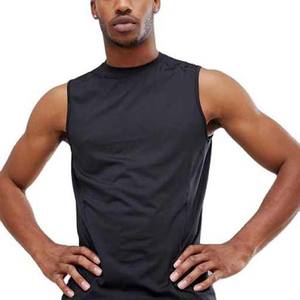 Camisetas de Tirantes Deportivas de Algodón 100% para Hombre, Tallas Grandes, para Fisicoculturismo, con Logotipo Personalizado, al por Mayor - Product Image 1