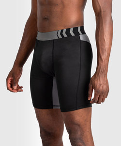 XELENT Diseño de logotipo personalizado Black Vale Tudo Jiu Jitsu Fight Short Boxing Grappling MMA Shorts Spandex/Poliéster Durable - Product Image 1