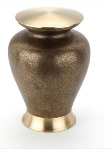 La urna de recuerdo de metal con acabado de mármol verde más popular para uso funerario, pedido a granel personalizado para Baby Memorial - Product Image 3