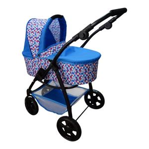 Apexcel Luxe 2-en-1 Poussette de poupée, Landau, Poussette de jogging, Chaise haute bébé, Porte-bébé tandem, Chariot, Poussette double, Mousse, Métal - Product Image 1