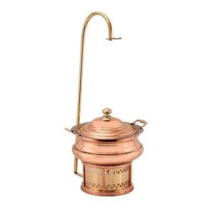 จานอุ่นอาหารสแตนเลสเกรดมืออาชีพฝาแก้วอุ่นอาหารที่ขับเคลื่อนด้วยแก๊สอุปกรณ์สำหรับงานเลี้ยง4L 8L - Product Image 1