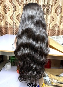 Perruque frontale en dentelle transparente HD 5x5 en cheveux humains vierges vietnamiens lisses et raides pour femmes - Product Image 3