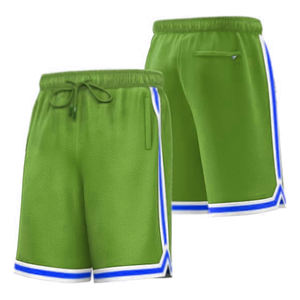 Shorts de sport pour hommes, respirants, séchage rapide, décontractés, motif uni, anti-froissement, entraînement, fitness, impression numérique sur toile - Product Image 1