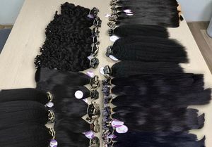 2023ร้อนขายส่วนขยายของมนุษย์คู่ตรงผมผ้าประหลาดตรงเวียดนามผม Macsara สีธรรมชาติ - Product Image 6