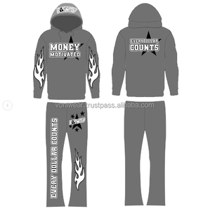 Nuevo chándal acampanado para hombre de diseño personalizado hecho por Voni Wera para nuestro cliente. Hacemos cada producto según la demanda del cliente - Product Image 3