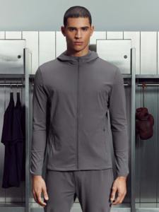 Fashionable Unisex Windbreaker Set Hoodie Jacket <b>Jogger</b> Pants Streetwear Casual Gym Activewear Outfit - Product Image 4