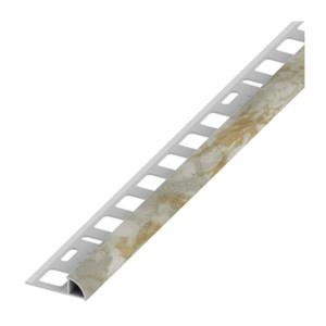 Profilo Jolly PVC 8x2,5 Marbré Blanc Carr (grigio) - Product Image 1
