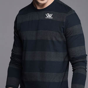 Camiseta de manga larga con estampado holgado de la mejor calidad personalizada Camiseta de manga larga de algodón 100% de diseño más popular para hombres - Product Image 4