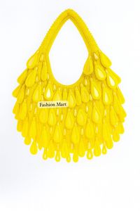 Artisan Crafted Statement Handbag Sac à bandoulière perlé tendance pour femme - Product Image 4