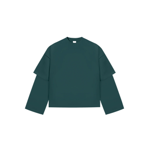 T-shirts double couche haut de gamme pour hommes Tissu durable confortable Look élégant Services d'impression de logo personnalisé Grande taille Respirant - Product Image 3