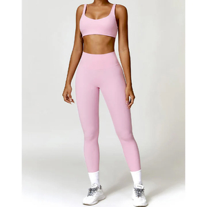 ชุดออกกำลังกายแขนยาวสำหรับเล่นโยคะบรากางเกงขาสั้นขนาดพลัสไซส์กลวง - Product Image 5