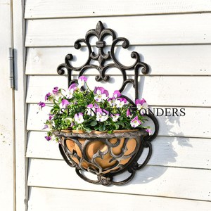 Maceta colgante de Metal y maceta con forma única de Metal, latón antiguo, maceta colgante de Metal con maceta, suministro de Color marrón - Product Image 3