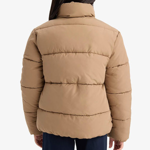 แจ็กเก็ตบอมเบอร์คอสูงผู้หญิง, แจ็กเก็ตไนลอนโพลีเอสเตอร์ผสมซิปกระเป๋าด้านข้างแขนยาวยืดหยุ่นระบายอากาศและปรับได้ - Product Image 2