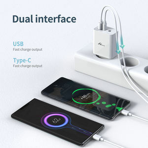 Adaptateur USB Type-C à Charge Rapide PD 20W 3A TC-135 Charge Super Rapide pour Écouteurs Mobiles QC3.0 Compatible EU US UK Sockets - Product Image 5