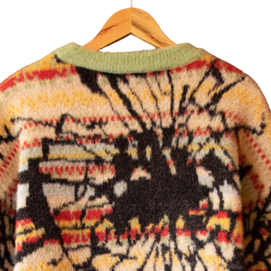 Shaggy Knitted <b>Jumper</b> Festive Artistic Pattern Soft Textured Yarn Premium Winter Wear Cozy Casual Knitwear - Product Image 4