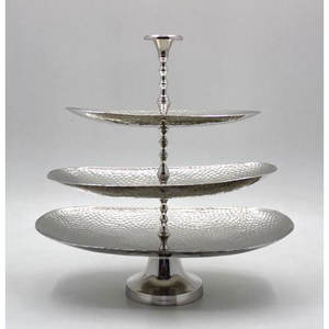 Base de Pastel Redonda de Aluminio Hecha a Mano, Personalizada, para Decoración del Hogar, Hotel, Fiestas de Cumpleaños - Product Image 3