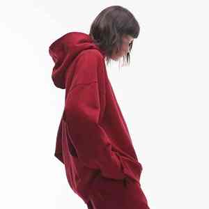 Sweat-shirt pour femme de haute qualité, épais, en polaire, confortable, coupe ample, surdimensionné, avec poignets côtelés extensibles - Product Image 3