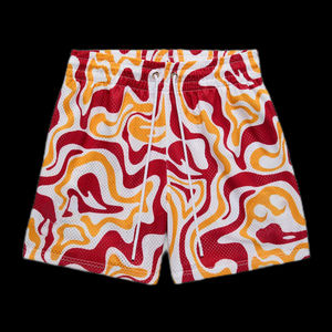 Shorts de Malla Sublimados con Estampado Completo Personalizado al por Mayor, Unisex, Casuales, con Patrón Sólido, Logotipo Personalizado, Trabajo Pesado, GSM Alto - Product Image 5