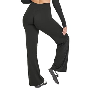 2026 Latest Design flare pant for Men Oversized Baggy Wide Leg Jogger Track Pants High Elastic Waist Casual Flared Women Pants - Product Image 4