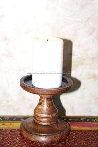 เชิงเทียนที่ทำจากไม้ธรรมชาติทำด้วยมือวัสดุที่ทนทานเป็นมิตรกับสิ่งแวดล้อมมีให้เลือกหลายสี - Product Image 2