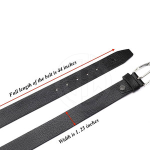 Cinturones de Cuero Vacuno Casuales Personalizados de Alta Calidad con Hebilla de Acero, Ecológicos y Ligeros para Hombre 2026 - Product Image 2