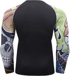 New Trendy Unisex Rash Guard High Stretch Compression Soft Fit UPF+50 <b>Swim</b> Wear with Quick Dry Training Performance Custom Logo - Product Image 3