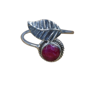 Tendance 925 argent Sterling rubis pierres précieuses bague bijoux à la main en argent Boho Style bague bijoux pour femmes cadeau pour les filles - Product Image 1