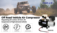 Compresseur d'air de suspension embarqué le plus efficace au monde 12V DC Offroad Road Assist Truck Heavy Duty sans huile Air Piston intégré
