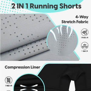 Shorts de sport pour hommes personnalisés avec logo, respirants, imperméables, pour la salle de sport, la remise en forme, séchage rapide, entraînement décontracté, sport, décontracté pour hommes - Product Image 4
