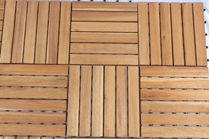 กระเบื้องปูพื้นไม้อะคาเซียทันสมัย6แผ่นสำหรับปูพื้นกลางแจ้งสำหรับสวนระเบียงที่มีความทนทานตามธรรมชาติ - Product Image 5