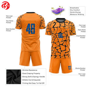Highest Quality Adults Soccer Wear Automated Cutting Football Jersey Set-Training Wear Tops Shirts Uniforms - Product Image 2