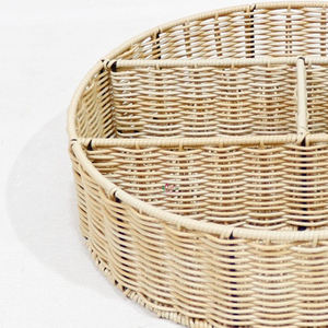 Artex Dong Thap Factory Plateau en rotin avec incrustation de nacre Plateau de service décoratif pour stockage à domicile - Product Image 4